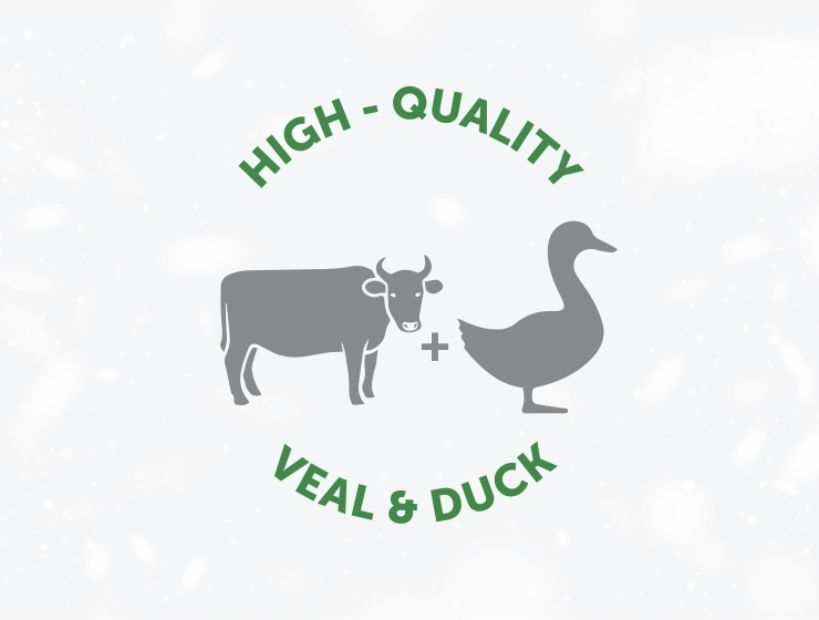 Veal and duck as a protein source
